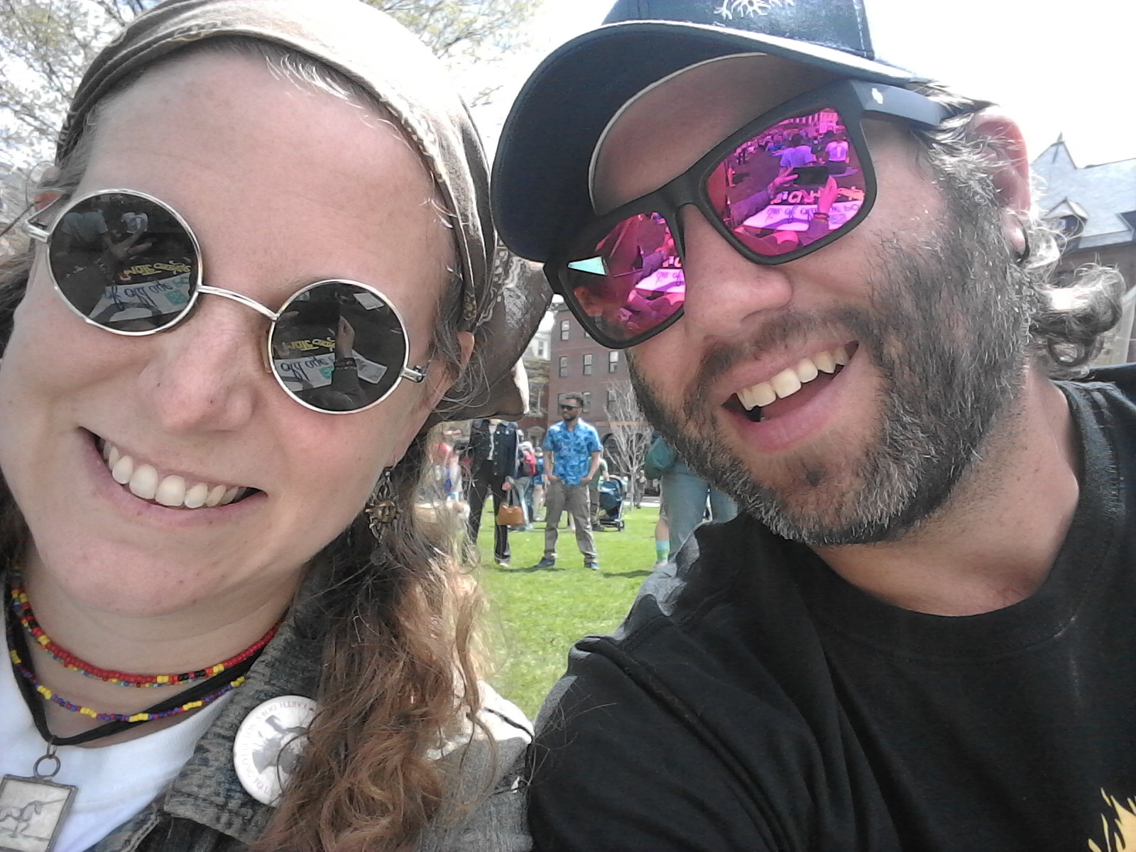 Bobby and Me at the People's Climate March, Montpelier Bobby and Me at the People's Climate March, Montpelier